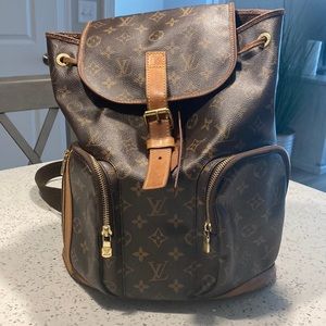 Authentic Louis Vuitton back pack in good condition.
